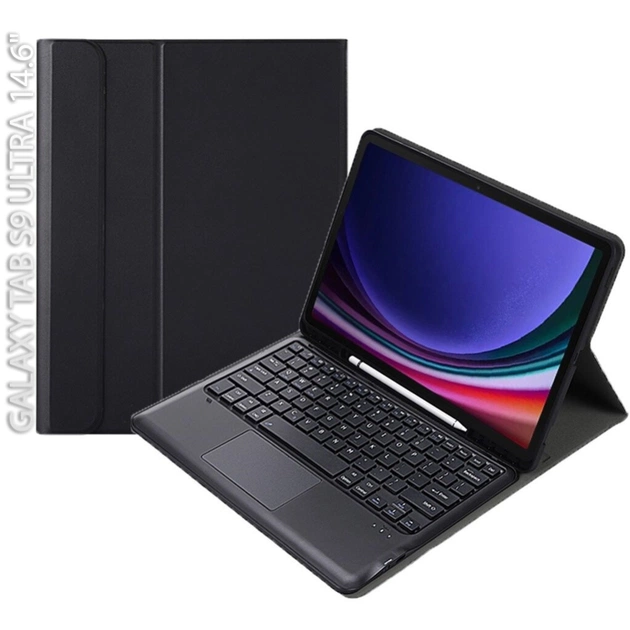 Чохол до планшета BeCover Keyboard+TouchPad Samsung Tab S9 Ultra 5G (SM-X910/SM-X916B) 14.6" Black (712367) - изображение 1