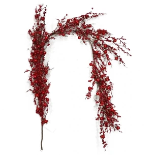 Декоративна гілка YES! Fun Червоні ягоди 140 см (975009) picture 1