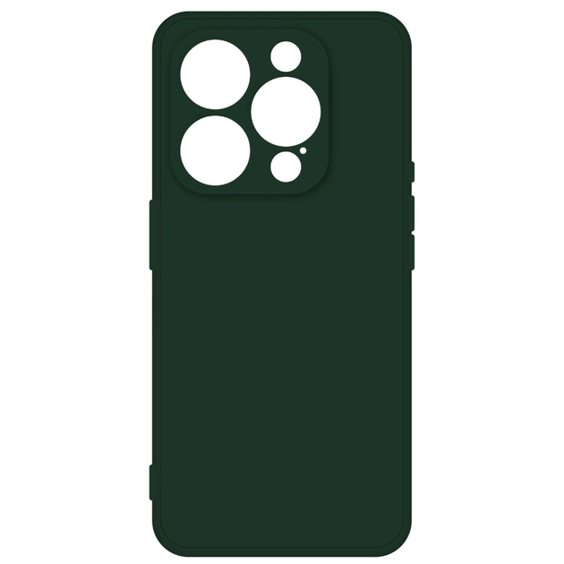 Чохол до мобільного телефона Intaleo SoftShell Apple iPhone 15 Pro Dark Green (1283126585333) - зображення 1