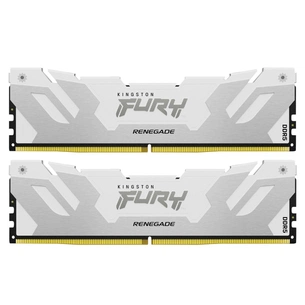 Модуль пам'яті для комп'ютера DDR5 32GB (2x16GB) 6000 MHz Renegade White Kingston Fury (ex.HyperX) (KF560C32RWK2-32) зображення 1