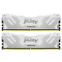 Модуль пам'яті для комп'ютера DDR5 32GB (2x16GB) 6000 MHz Renegade White Kingston Fury (ex.HyperX) (KF560C32RWK2-32) - зменшене зображення 1