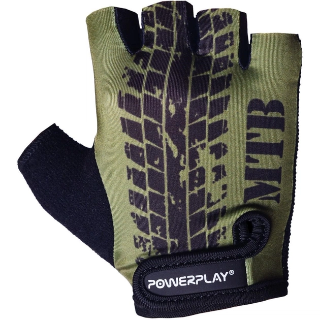Велорукавиці PowerPlay 5451 Протектор Зелені XS (5451_XS_Green_MTB) - picture 2