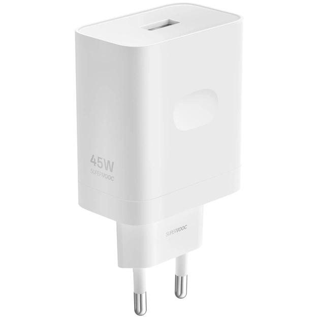 Зарядное устройство Oppo 45W SUPERVOOC/WHITE (VCB4JAEH) - изображение 1