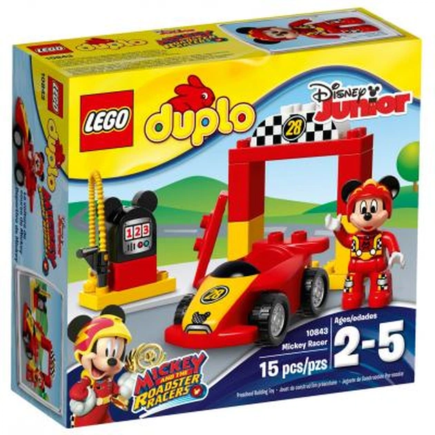 Конструктор LEGO Duplo Гоночна машина Міккі (10843) - изображение 1