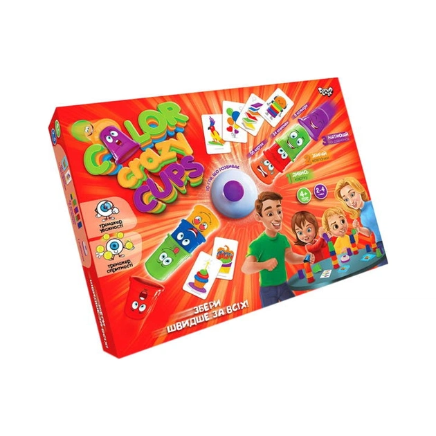 Настільна гра Danko Toys Color Crazy Cups (укр.) (CCC-01-01U) - зображення 1