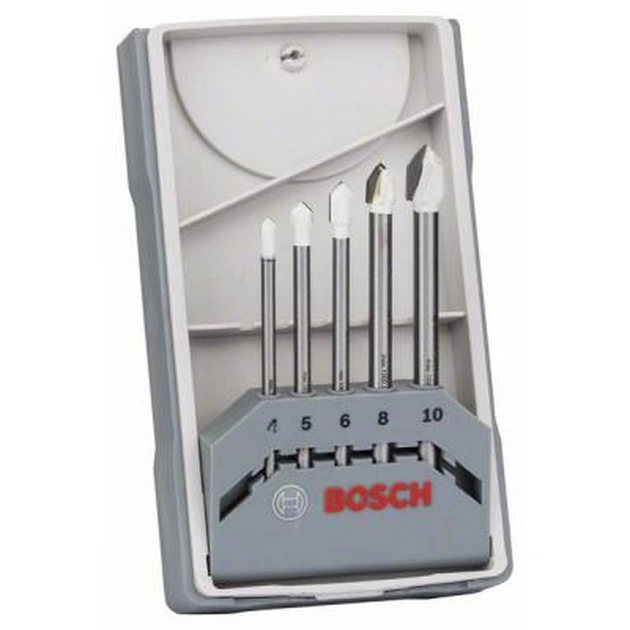 Сверло Bosch X-Pro 5 Expertceramic, 5шт. 4-10мм., набiр для плитки (2.608.587.169) - изображение 1