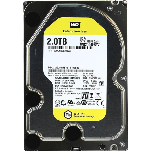 Жорсткий диск 3.5" 2TB WD (WD2004FBYZ) - изображение 1