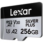 Карта пам'яті Lexar 256GB microSDXC class 10 UHS-I U3 V30 A2 Professional Silver (LMSSIPL256G-BNANG) - уменьшенное изображение 3