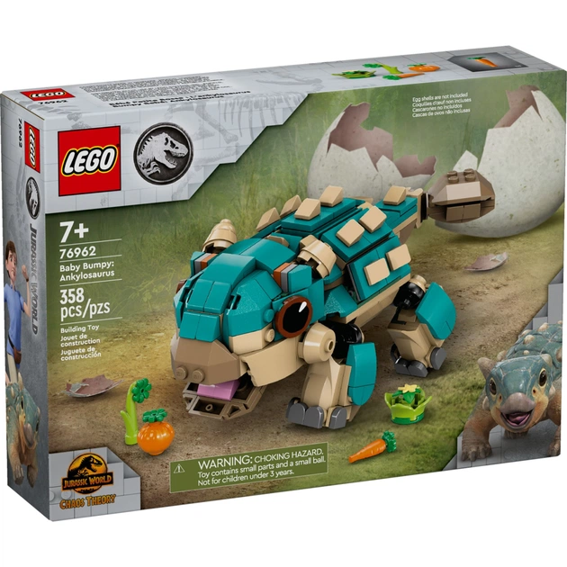 Конструктор LEGO Jurassic World Малюк Бампі: Анкілозавр (76962) - зображення 1