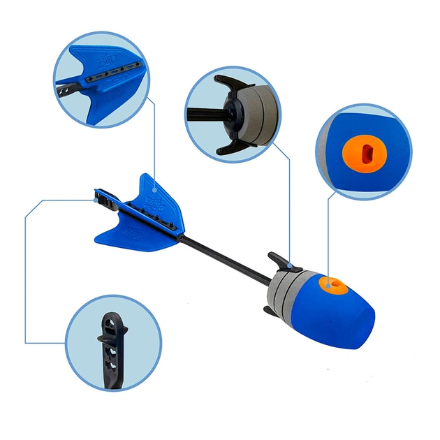 Игрушечное оружие Zing Лук для игры Hyper Strike синий (HS470B) - изображение 5