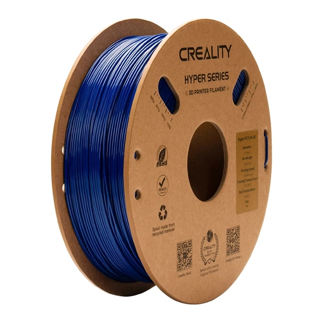 Пластик для 3D-принтера Creality Hyper PETG 1.75мм, blue, 1кг (3301030070) - зображення 1