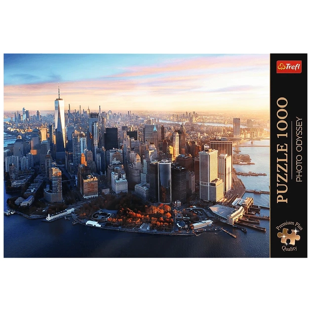Пазл Trefl Premium Манхеттен, Нью-Йорк 1000 елементів (5900511108286) - picture 2