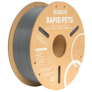 Пластик для 3D-принтера ELEGOO Rapid PETG 1кг, 1.75мм, grey space (50.203.0312) зображення 1