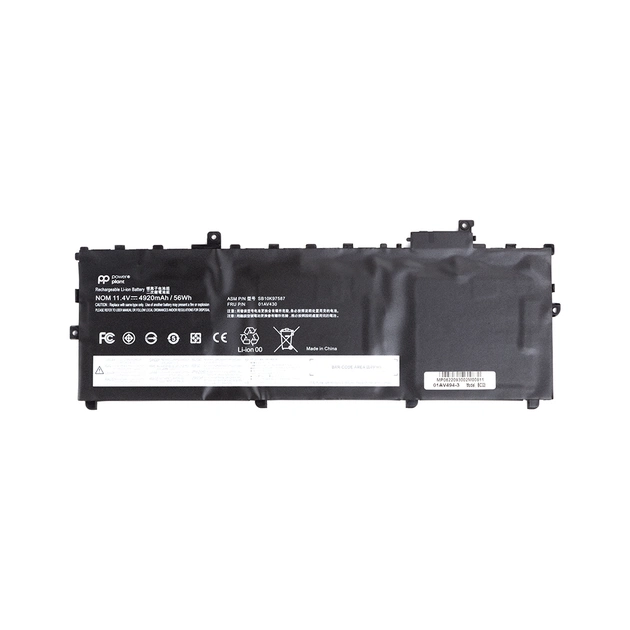 Акумулятор до ноутбука LENOVO ThinkPad X1 Carbon 5th Gen (2017) (01AV494) 11.4V 4920mA PowerPlant (NB481644) - зображення 1