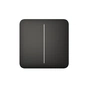 Накладна панель Ajax SoloButton 2-gang чорна - preview 1