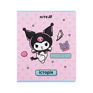 Зошит Kite предметний Kuromi 48 аркуші, клітинка, історія (HK25-240-4) зображення 1