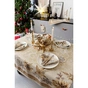 Скатертина Прованс гобеленова з велюром Золоте свято 135х260 см (036321) - зменшене зображення 7