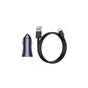 Зарядний пристрій Baseus 2xUSB QC3.0 + cable USB to USB-C 40W Golden Contactor Pro dark gray (TZCCJD-A0G) - зменшене зображення 4