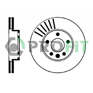 Гальмівний диск Profit 5010-0846 зображення 1