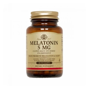 Амінокислота Solgar Мелатонін Melatonin, 5 мг, 60 жувальніх таблеток (SOL01936) зображення 1