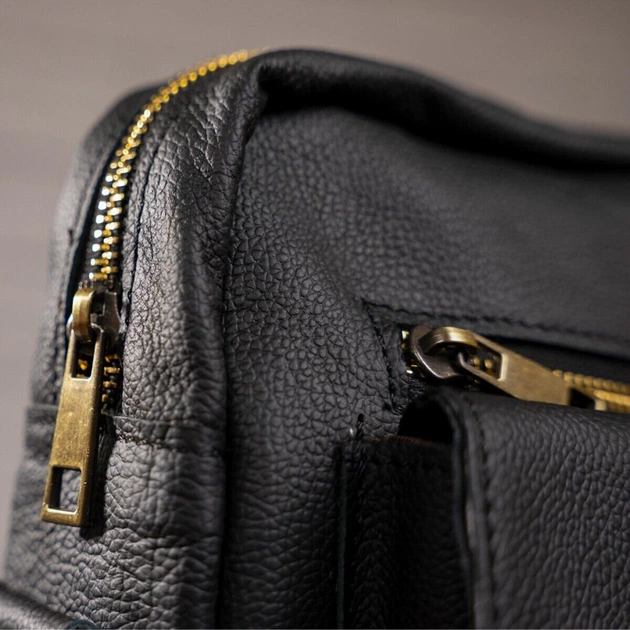 Сумка Vintage Чорна (14649) - зображення 9