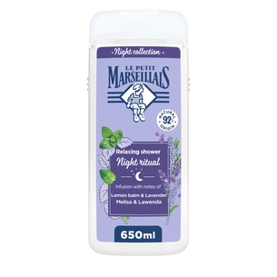Гель для душу Le Petit Marseillais Night Ritual Меліса і лаванда 650 мл (3574661862163) зображення 1