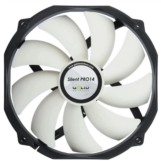 Кулер до корпусу Gelid Solutions Silent PRO 14 PWM 140 mm (FN-PX14-P-15) - изображение 1