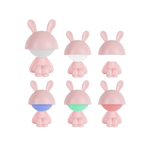 Нічник Kite Світильник LED з акумулятором Cute Bunny, рожевий (K25-316-1-2) - picture 4