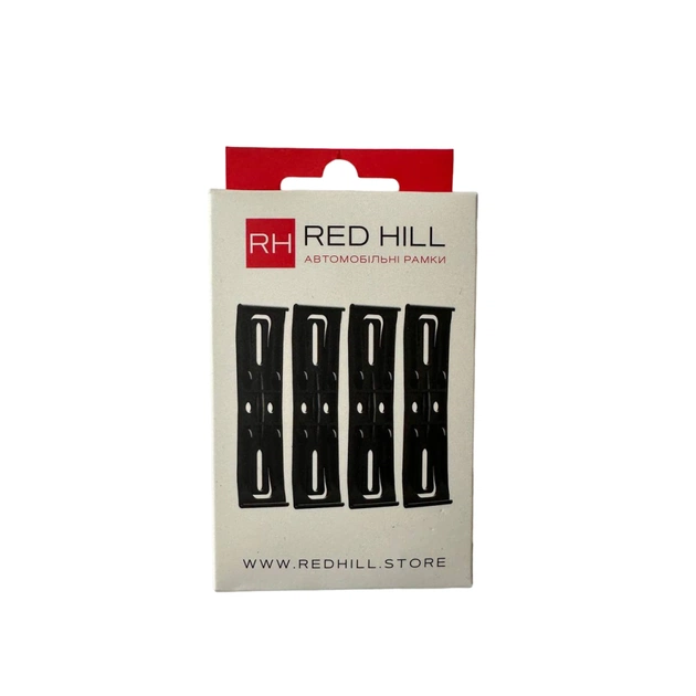 Рамка номерного знака RedHill невидимки прозорі к-т 4шт (24-054-IS) - зображення 7