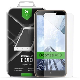 Скло захисне Vinga для Doogee X50 (VTPGS-DX50L) зображення 1