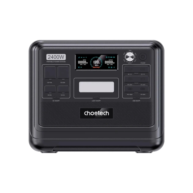 Зарядна станція Choetech BS008-BQB 2400W 2048Wh (BS008-BQB) - зображення 1