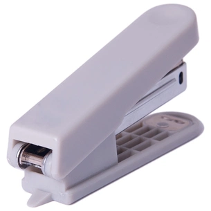 Степлер Buromax JOBMAX №10, 10 аркушів сірий (BM.4101-09) зображення 1