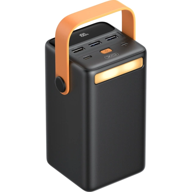 Батарея універсальна XO 50000mAh, PD/20W, QC3.0/22.5W, flashlight, Input(Type-C,MicroUSB), Output(3*USB,Type-C) (XO-PR168 / 29187) - зображення 1