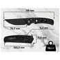 Ніж Civivi Noctis, Black G10, Black Stonewash (C24020C-1) - зменшене зображення 6