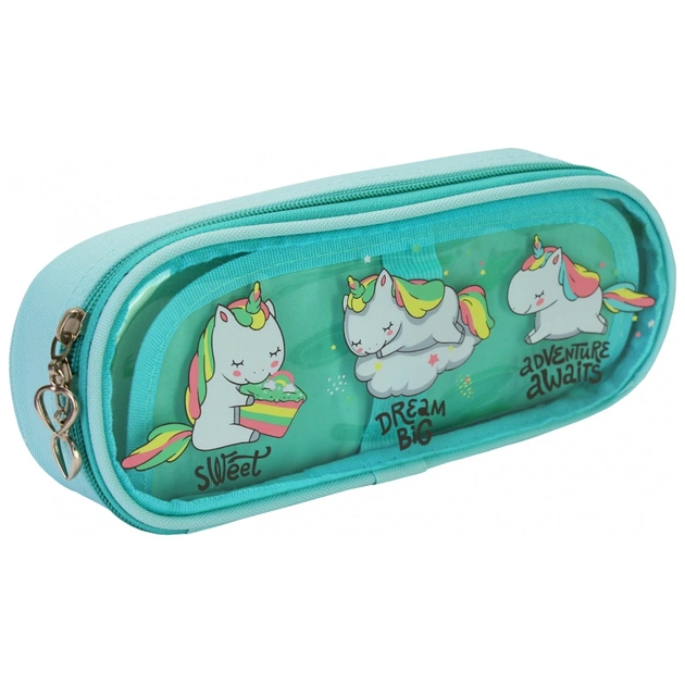 Пенал Cool For School 1 відділення Бірюзовий (CF87229) - изображение 1