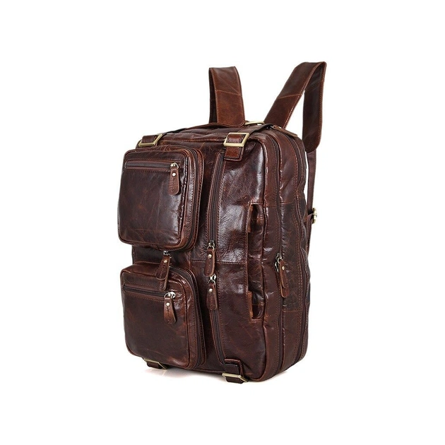 Сумка Vintage Коричневая (14590) - изображение 6