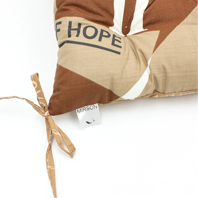 Подушка на стілець MirSon Бязь 17-0534 Patsy 40х40 см (2200006185758) - зображення 2