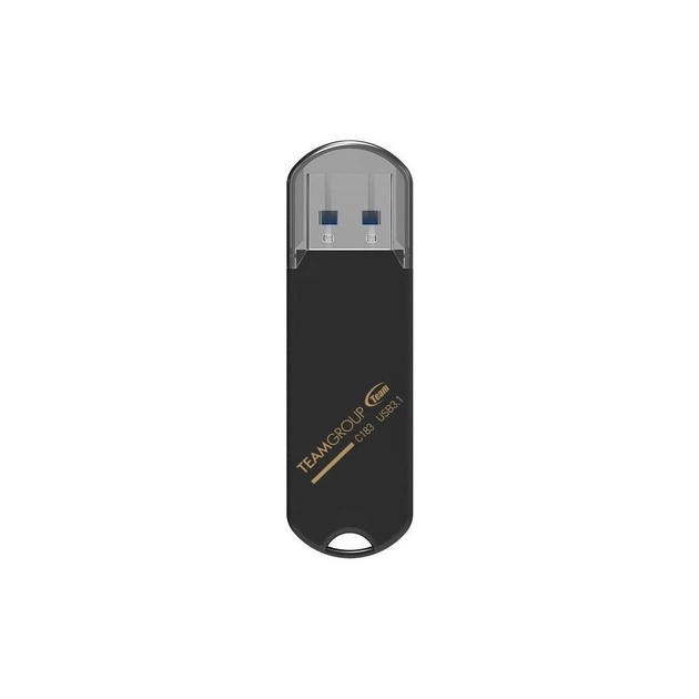 USB флеш накопичувач Team 64GB C183 Black USB 3.1 (TC183364GB01) - зображення 1