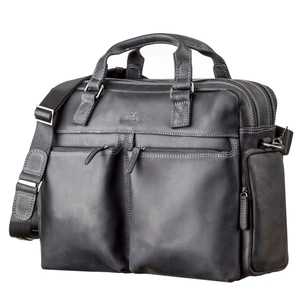 Сумка Shvigel Шкіряна Чорна (11117) зображення 1