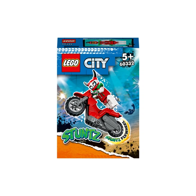 Конструктор LEGO City Stuntz Каскадерський мотоцикл Авантюрного скорпіона 15 деталей (60332) - зображення 1
