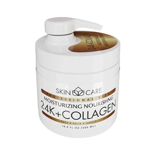 Крем для тіла Dead Sea Collection Універсальний 24К золото і Колаген 500 мл (7290119481071) зображення 1