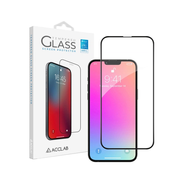 Стекло защитное ACCLAB Full Glue Apple iPhone 13 Pro Max (1283126515422) - изображение 1