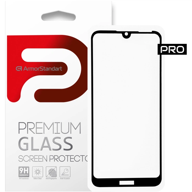 Скло захисне Armorstandart Pro Huawei Y6 2019 Black (ARM56671) - зображення 1