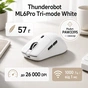 Мышка Thunderobot ML6Pro Tri-mode White (6932066315771) - уменьшенное изображение 7