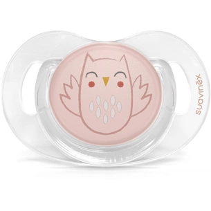 Пустушка Suavinex Bonhomia анотомічна, 0-6 місяців, рожева (307762) зображення 1