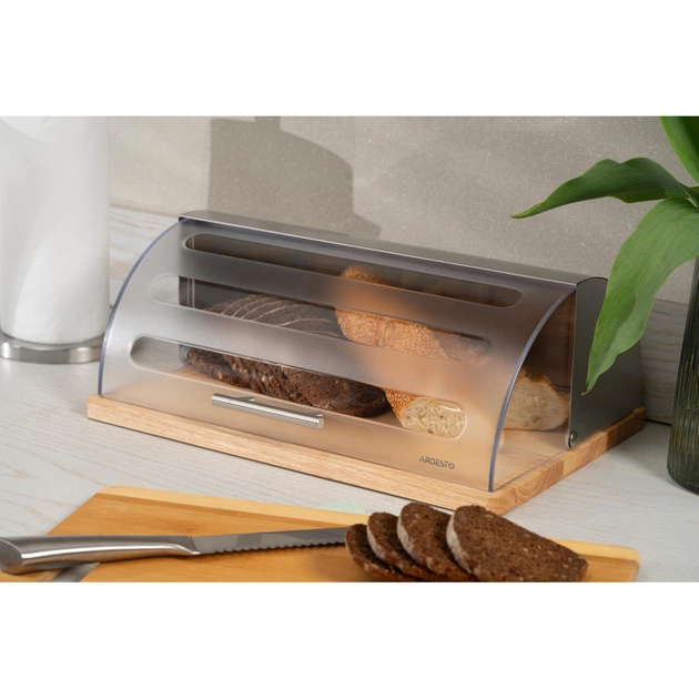 Хлібниця Ardesto Gemini 39х27х15см, дерево, пластик, нержавіюча сталь (AR0914GB) - picture 10