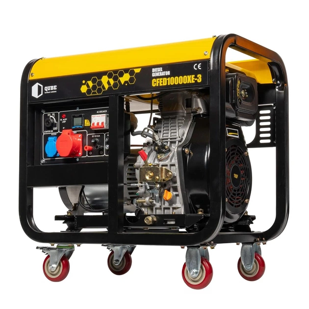 Генератор дизельний Qube QFED10000XE-3 - picture 1