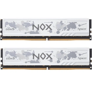 Модуль пам'яті для комп'ютера DDR5 32GB (2x16GB) 5200 MHz NOX White Apacer (AH5U32G52C522MWAA-2) зображення 1