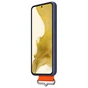 Чохол до мобільного телефона Samsung Silicone with Strap Cover Galaxy S22 Navy (EF-GS901TNEGRU) - зменшене зображення 4