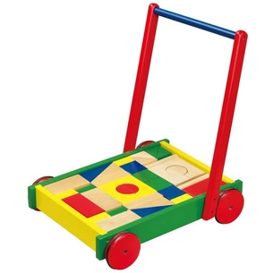 Ходунки Viga Toys Візок з кубиками (50306) зображення 1